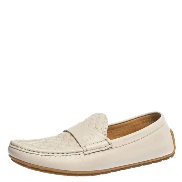 Authentic Gucci Guccissima ivory loafers - Picture 13 of 15